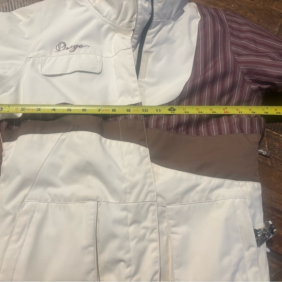 Orage Kids Puffer Jacket - Cream and Brown Size 14. Great condition! - Picture 5 of 16